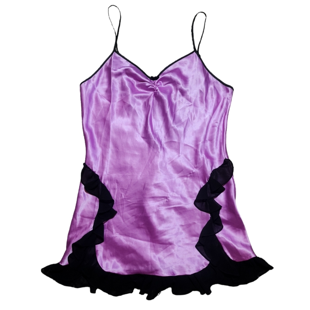 Betsey Johnson satin slip dress